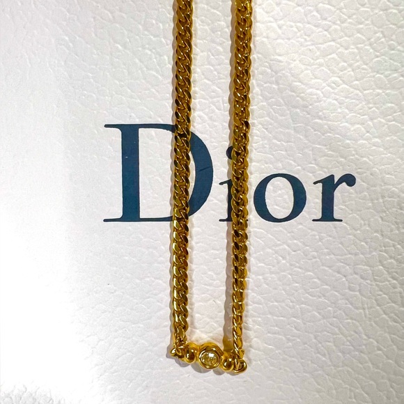 Christian Dior 1P Gold plated necklace - 16” - Picture 11 of 12